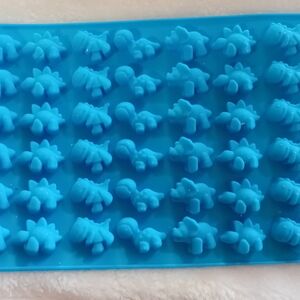 Blue Silicone Dinosaur Chocolate Mold